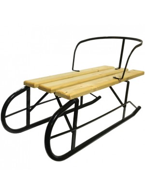 Sanie din lemn cu spatar inclus