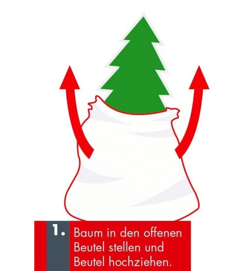 Sac pentru colectarea si transportul bradului de Craciun