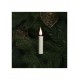 Instalatie de Craciun XMAS cu 12 lumanari LED,  3D,  culoare crem, telecomanda inclusa, wireless, Veli Line Denmark