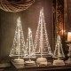 Pom de Craciun luminos auriu, 26 CM, 40 LED, lumina calda, pentru interior, Christmas United Holland