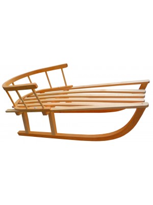 Sanie din lemn cu spatar Alaska