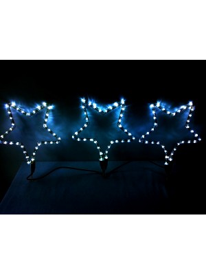 3 stars decoration 108 LEDs